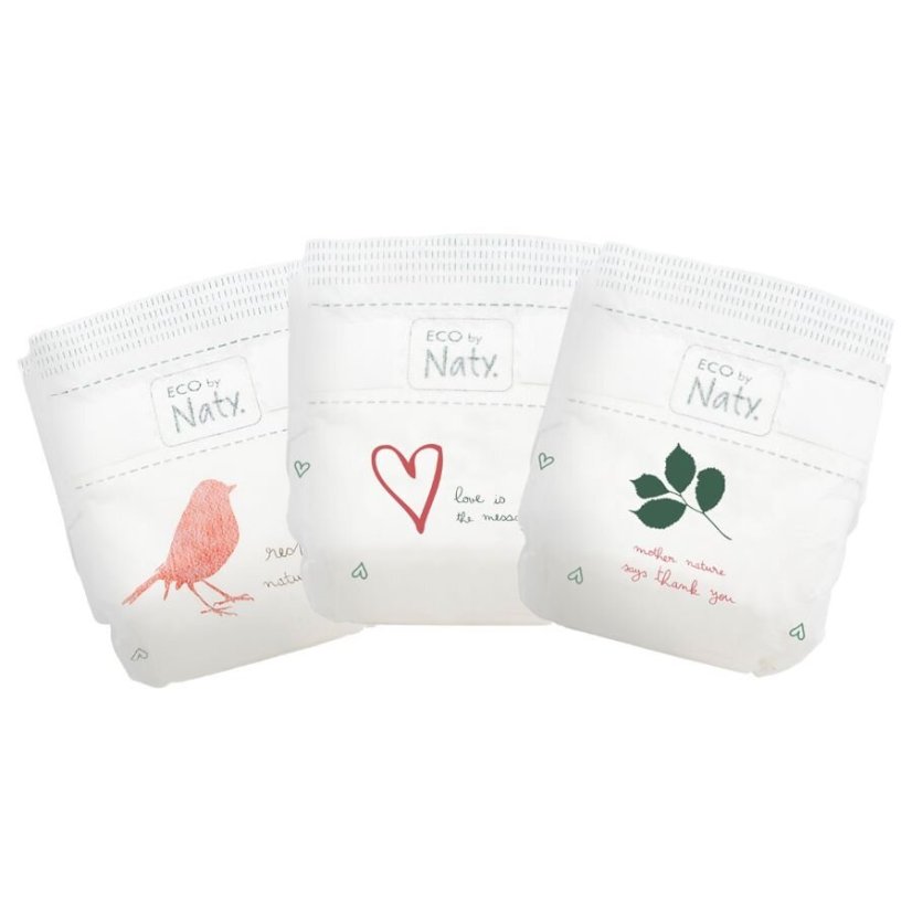 Plienky ECO by Naty Newborn 2-5 kg ​​(25 ks)