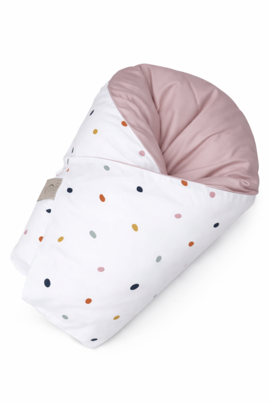 Péřová zavinovačka Klasik Veselá vajíčka Starorůžová