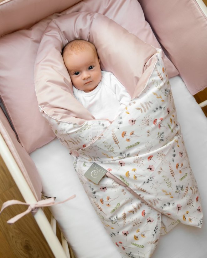 Páperová zavinovačka Klasik Kytičky Starorůžová