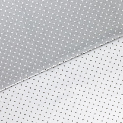 Náhradný povlak na zavinovačku Klasik Šedá Bílý puntík/Bílá šedý puntík