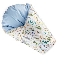 Puchowy otulacz Klasik Louka Modrá