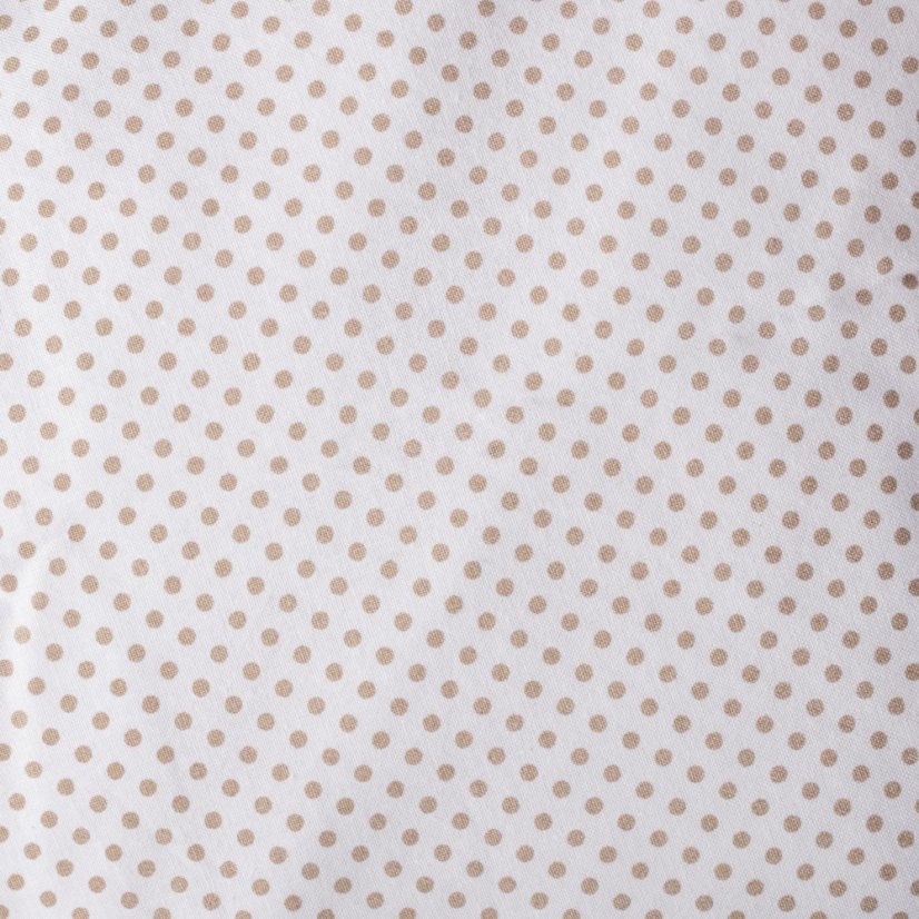 Náhradný povlak na zavinovačku Klasik Bielá/hnědý puntík
