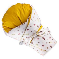 Klasszikus tollfólia Kétoldalas kötés Podzimní lístky Okrová