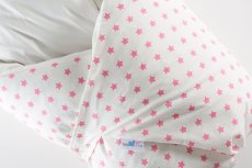 Páperová zavinovačka Maxi Biela/ružove hviezdičky