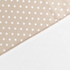Náhradný povlak na zavinovačku  Maxi Hnědá/Bílé mini hvězdy
