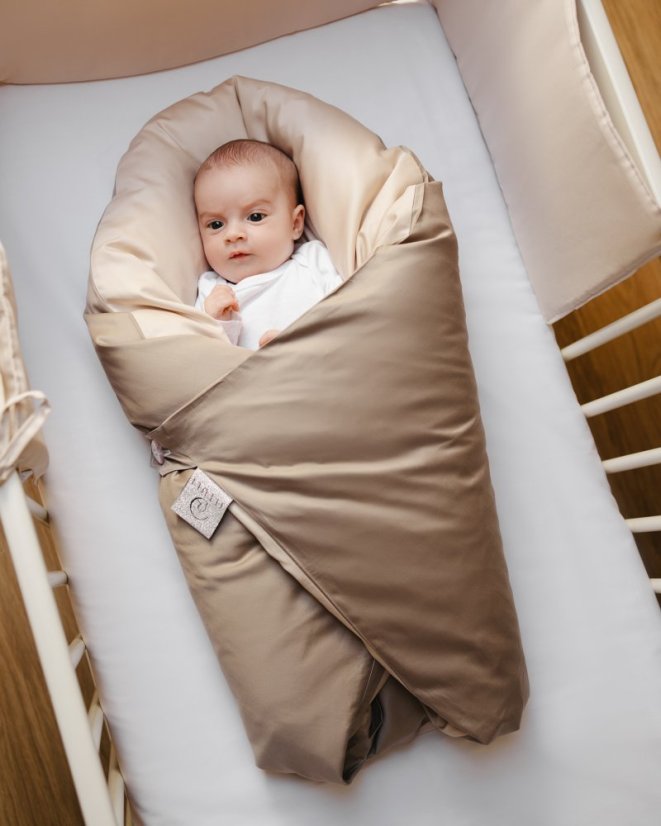 Feather swaddles Classic Hnědá Béžová