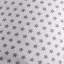 Péřový polštářek malý Bílá/šedé mini hvězdičky