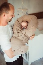 Páperová zavinovačka Maxi Mušelín Hnědá