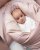 Feather swaddles Classic Starorůžová Bílý Puntík/Starorůžová