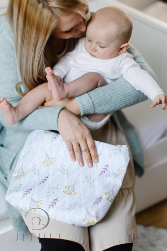 Puchowy otulacz Klasik Oboustranná Zavazovací/Jeřabinka Okrová