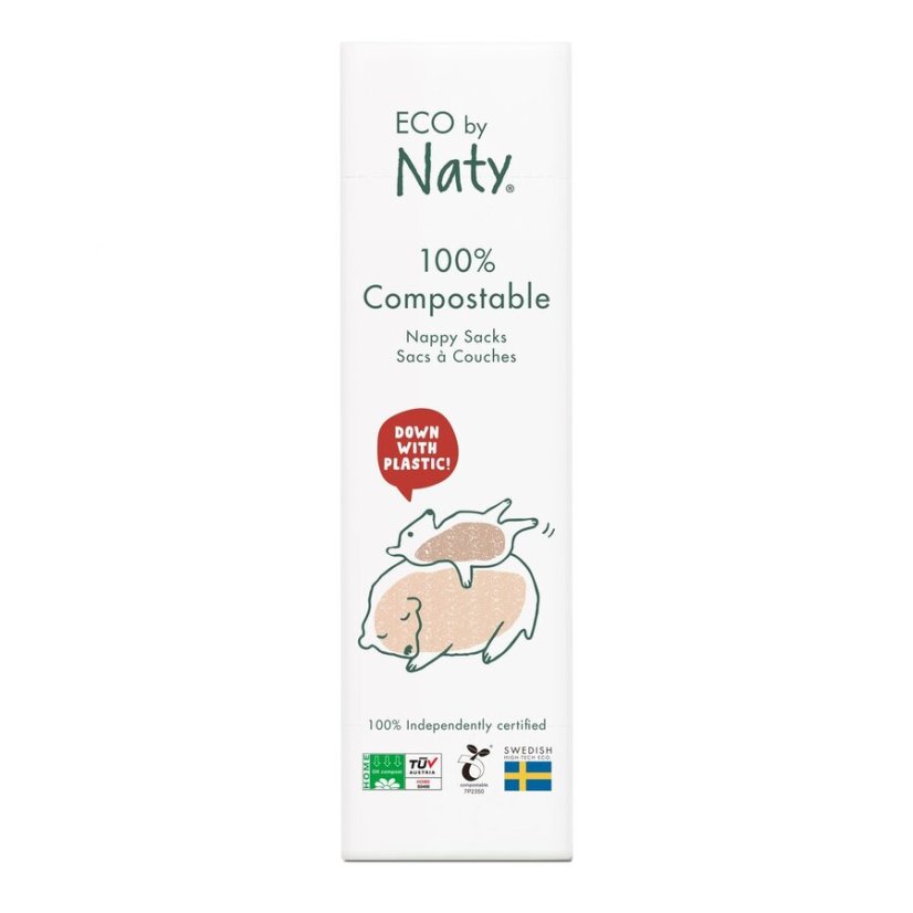 Vrecká na plienky bez vône ECO by Naty (50 ks)