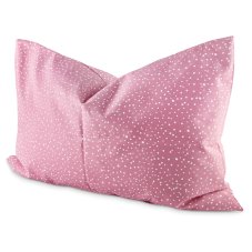 Páperový vankúšik Starorůžová Bílé zimní Kaňky