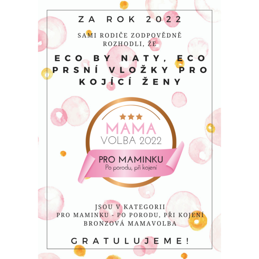 Prsné vložky pre dojčiace ženy ECO by Naty (30 ks)