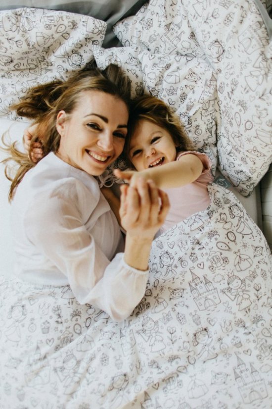 Péřová peřinka a polštářek Princezny Šedá