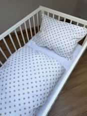 Súprava Pérová perinka s vankúšikom Hnědé Hvězdičky