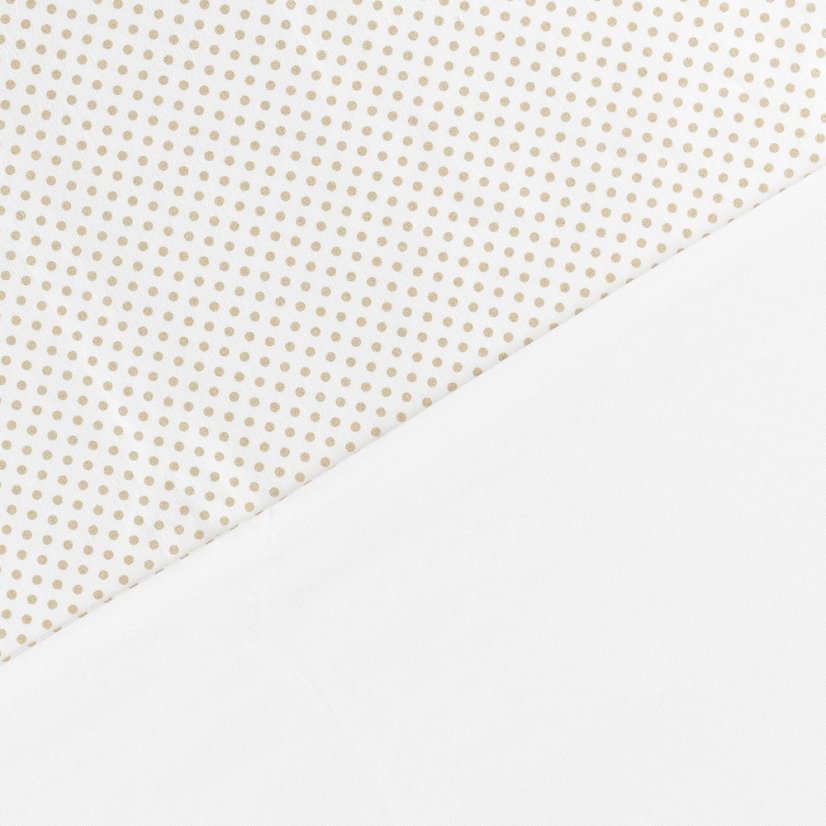 Náhradní povlak na zavinovačku Klasik Bílá/hnědý puntík