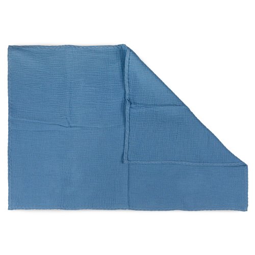 Mušelínová osuška/plenka/lehká deka Modrá velká