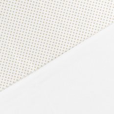Náhradný povlak na zavinovačku Klasik Bielá/hnědý puntík