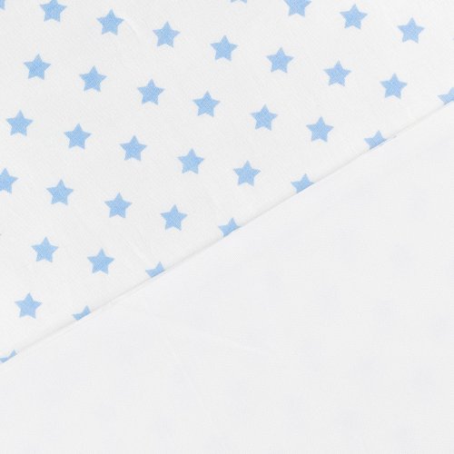 Náhradní povlak na zavinovačku Klasik Bleděmodrá/bílé  malé hvězdičky