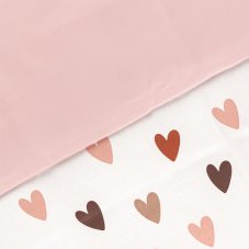 Dojčiace vankúš Podzimní Srdíčka Starorůžová