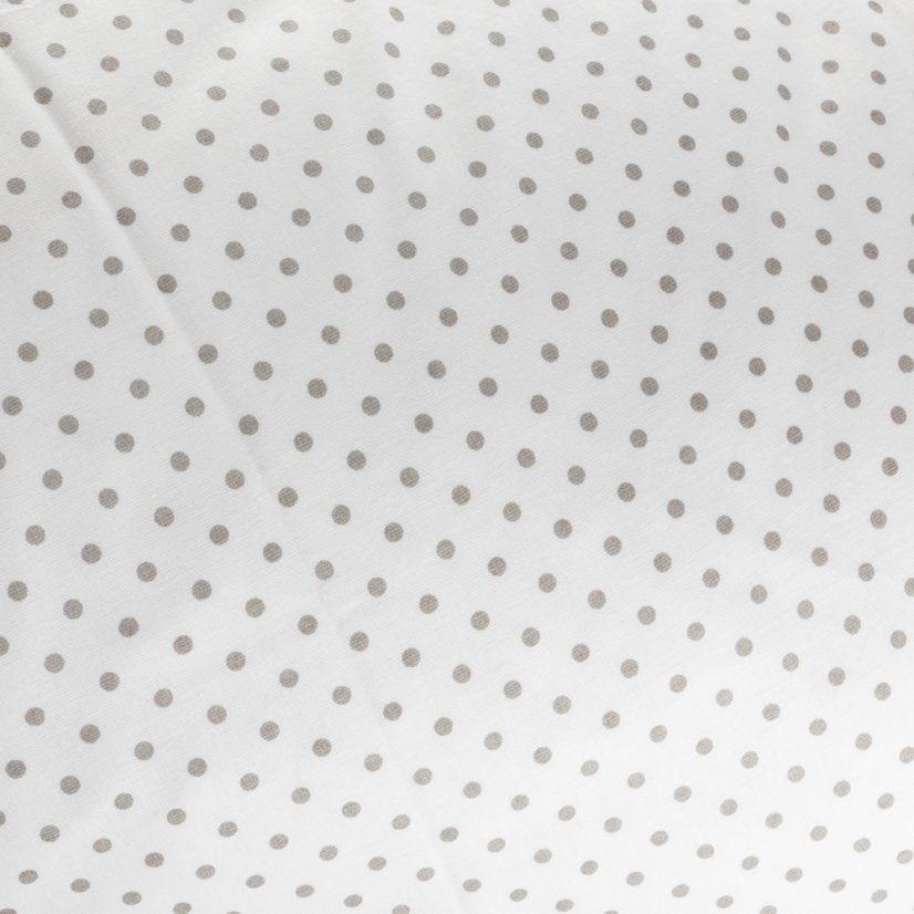 Náhradní povlak na zavinovačku Klasik Bílá/šedý puntík