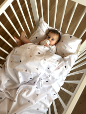 Súprava Pérová perinka s vankúšikom Něžná Srdíčka