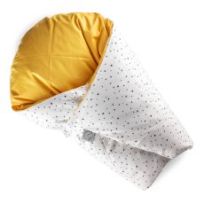 Feather swaddles Classic Kaňky Okrová