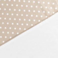 Náhradný povlak na zavinovačku Klasik Hnedá/biele mini hviezdičky