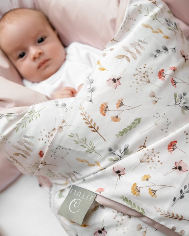Páperová zavinovačka Klasik Kytičky Starorůžová