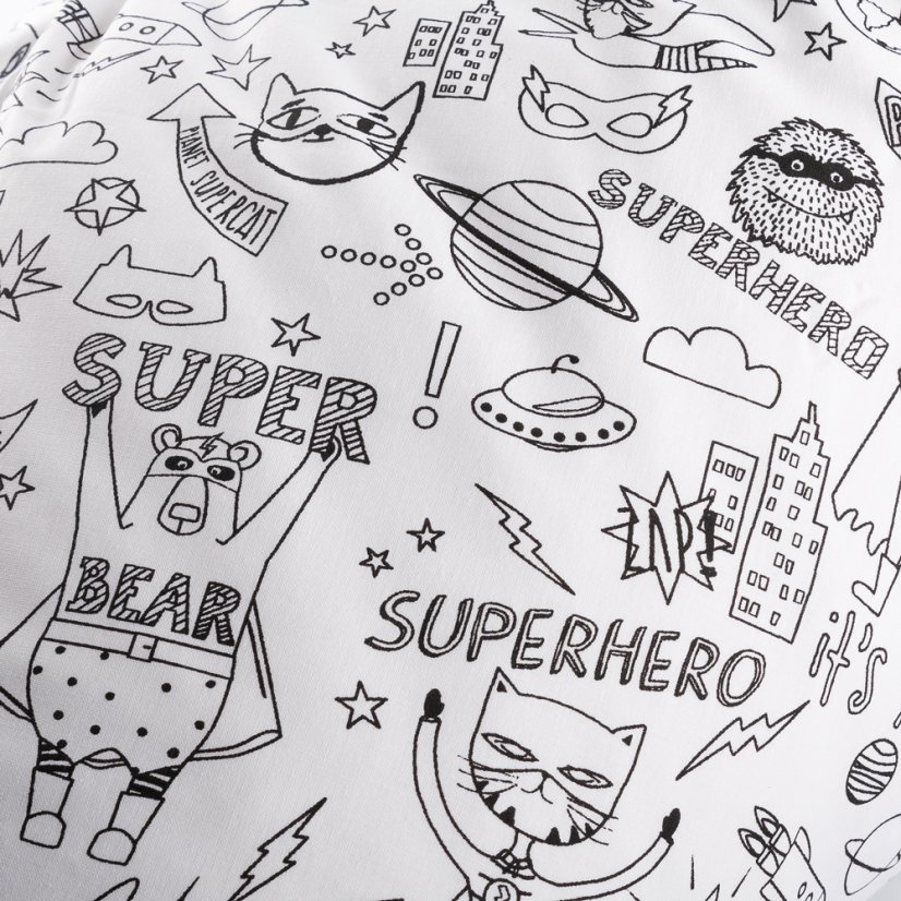 Péřový polštářek Superhero