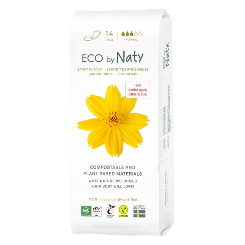 Dámske vložky ECO by Naty (14 ks) - normal